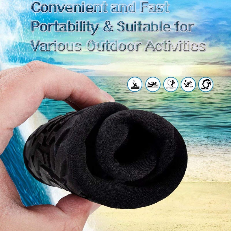 YALOX Water Shoes Women's Men's Outdoor Beach Swimming Aqua Socks Quick-Dry Barefoot Shoes Surfing Yoga Pool Exercise(Black,40/41EU) - Image 5